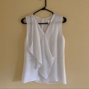 Hugo Boss asymmetrical sleeveless blouse - 2/XS